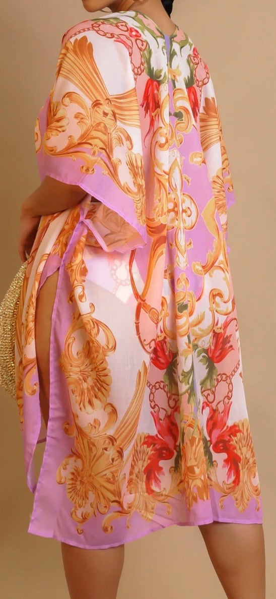Baroque Bloom 3-Piece Swim Set